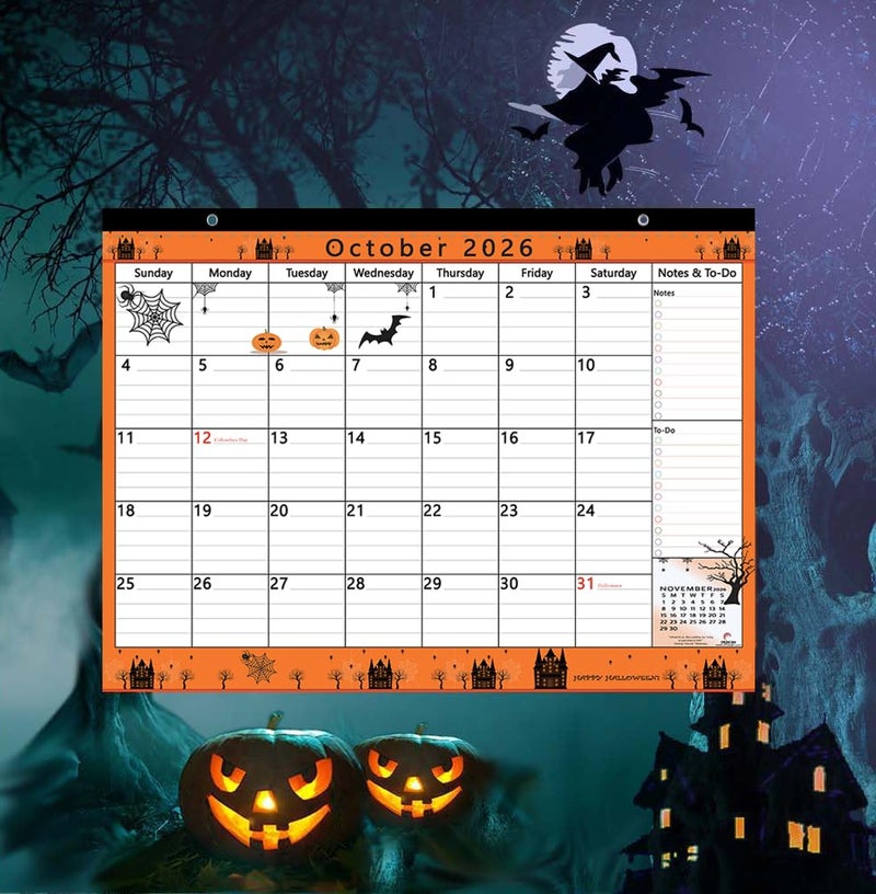 STRIVE ZEN Magnetic Calendar 2026-2027 for Fridge, 17x12 Inches, Large, Schedule Planner Refrigerator, Monthly, January 2026- December 2027, 24 Months - Image 5